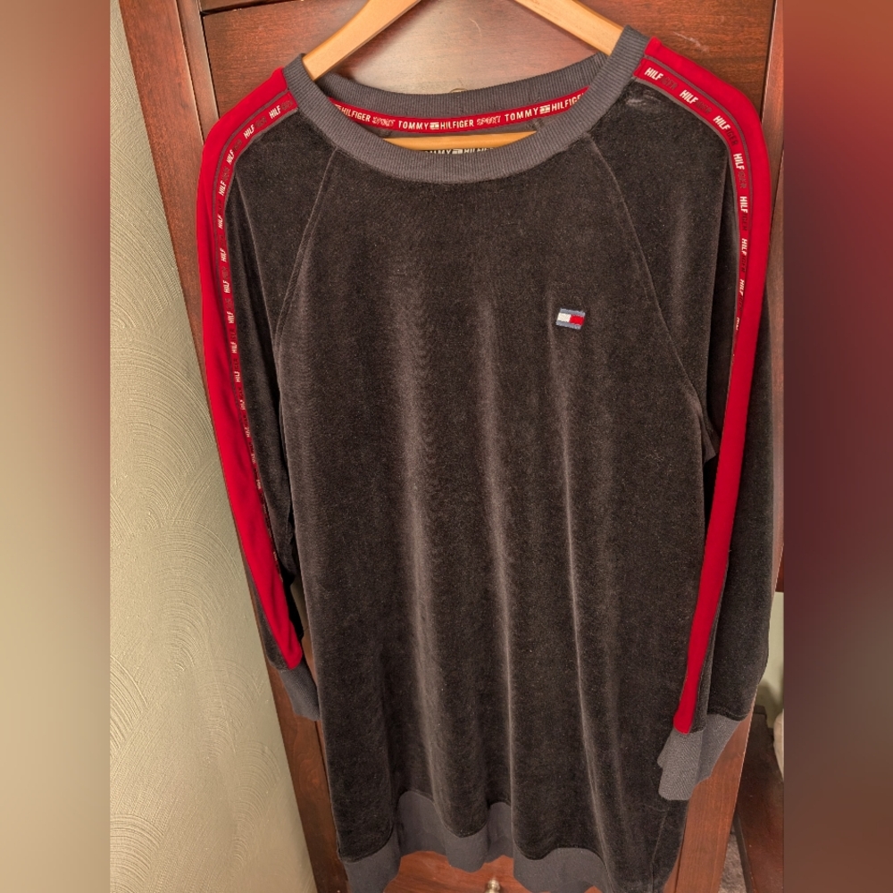 Tommy Hilfiger velour track dress